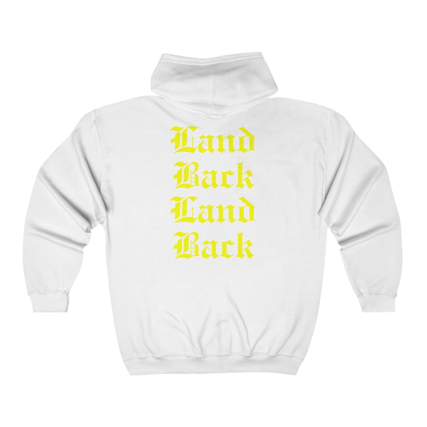 Full Zip Hoodie Land Back - Nikikw Designs