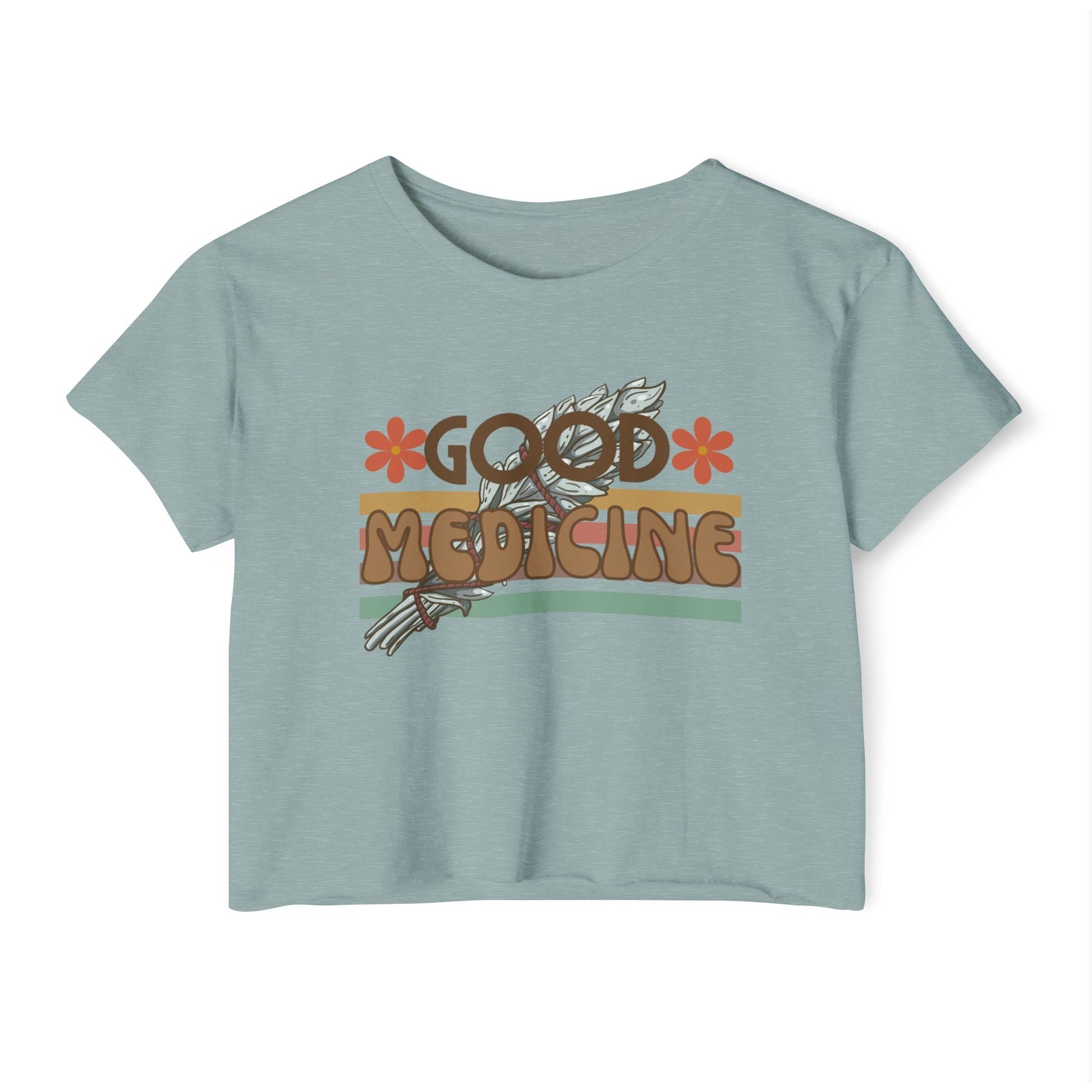 Good Medicine Crop Top - Nikikw Designs