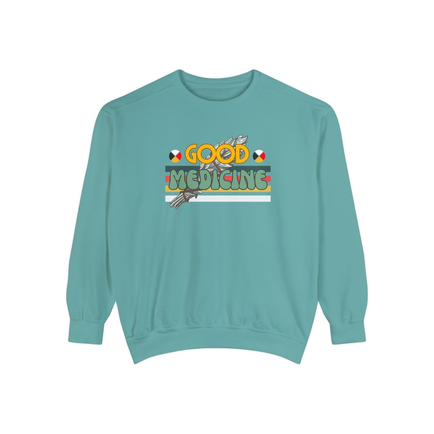 Good Medicine Garment - Dyed Sweatshirt - Nikikw Designs