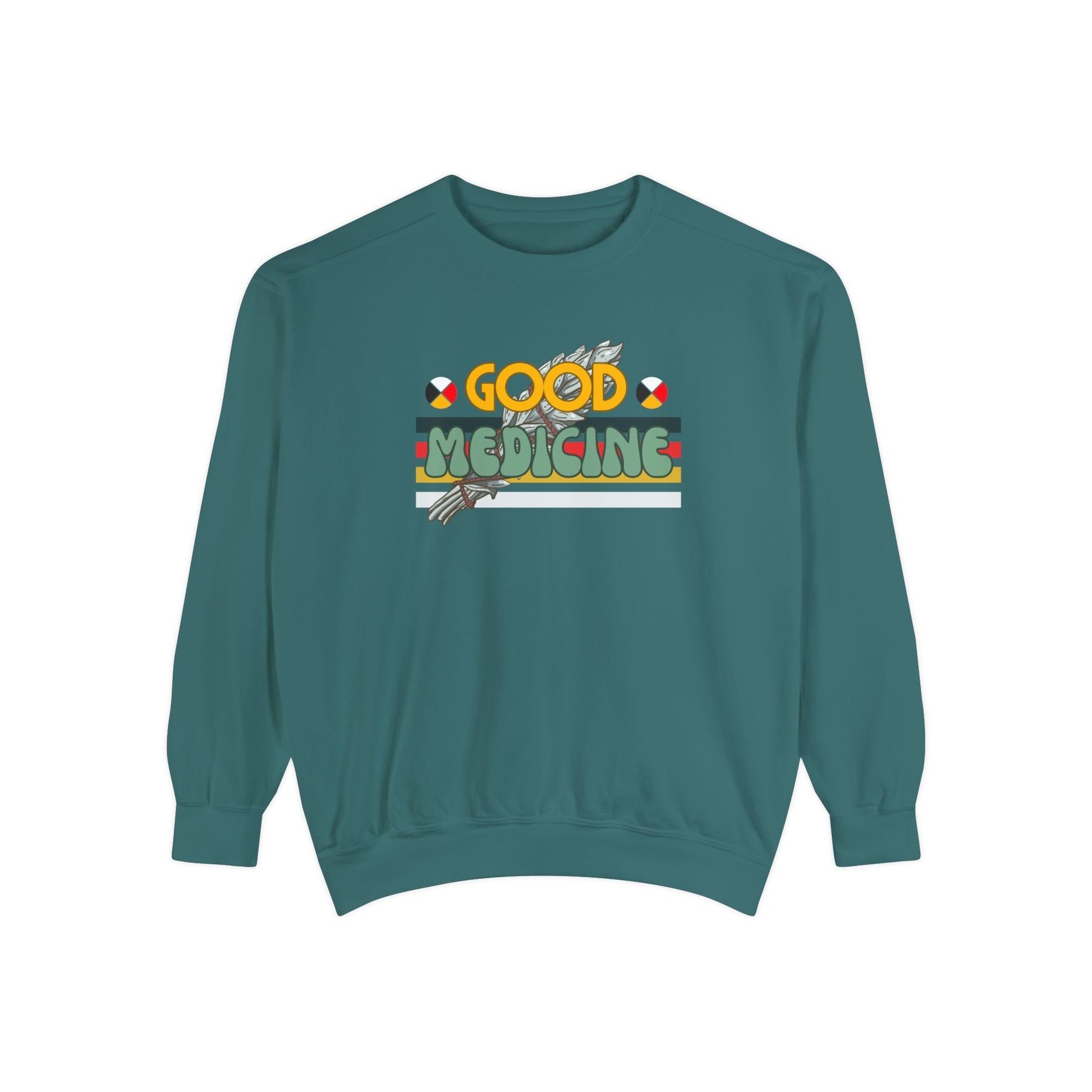 Good Medicine Garment - Dyed Sweatshirt - Nikikw Designs