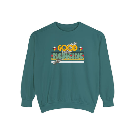 Good Medicine Garment - Dyed Sweatshirt - Nikikw Designs