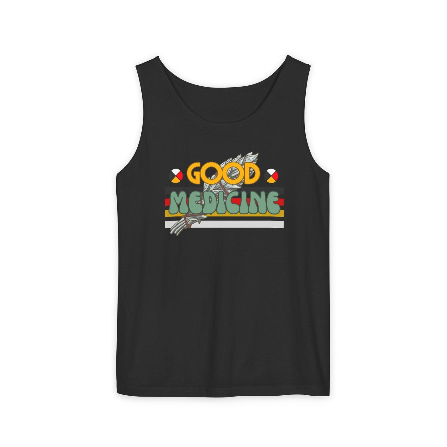 Good Medicine Unisex Garment - Dyed Tank Top - Nikikw Designs