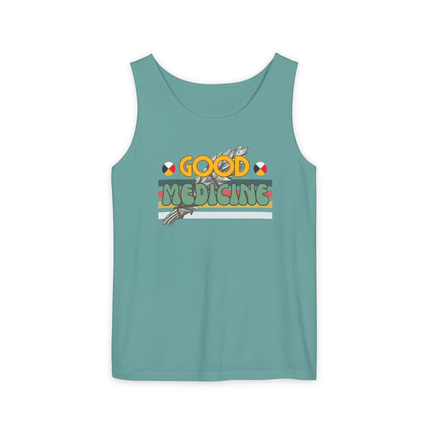 Good Medicine Unisex Garment - Dyed Tank Top - Nikikw Designs