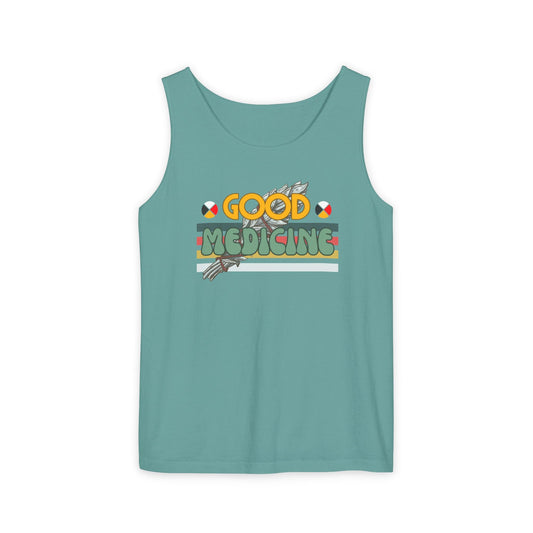 Good Medicine Unisex Garment - Dyed Tank Top - Nikikw Designs