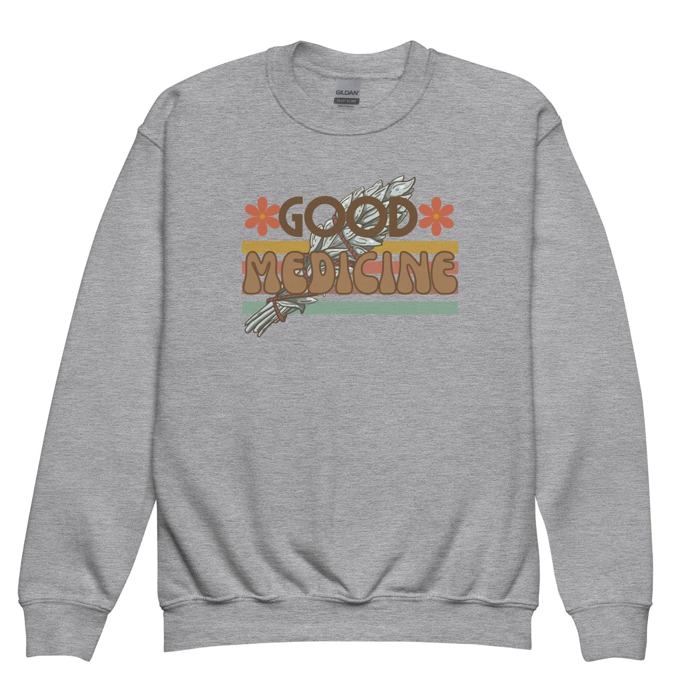 Good medicine Youth crewneck sweatshirt - Nikikw Designs