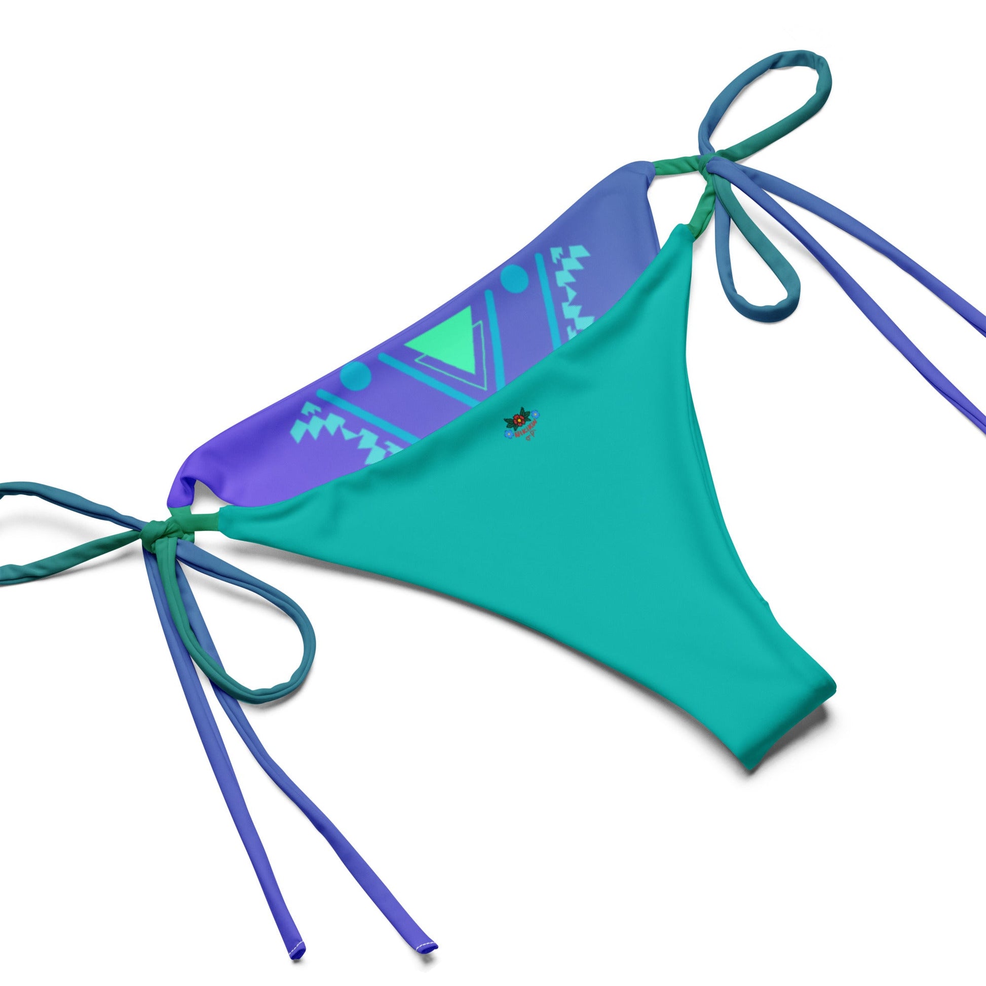 Gradient recycled string bikini - Nikikw Designs