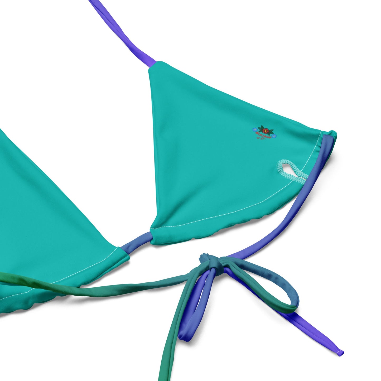 Gradient recycled string bikini - Nikikw Designs