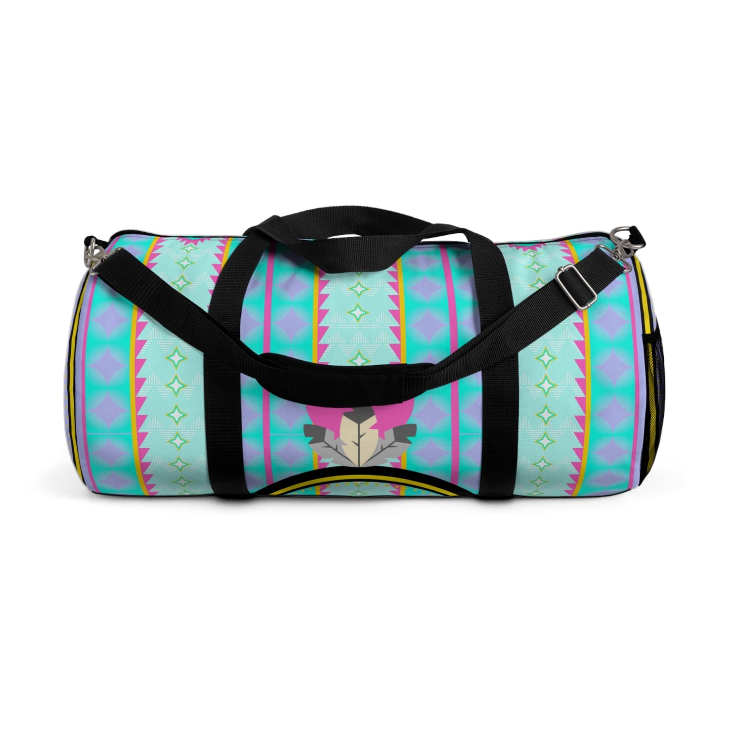 Hearts N Feathers Duffel Bag - Nikikw Designs