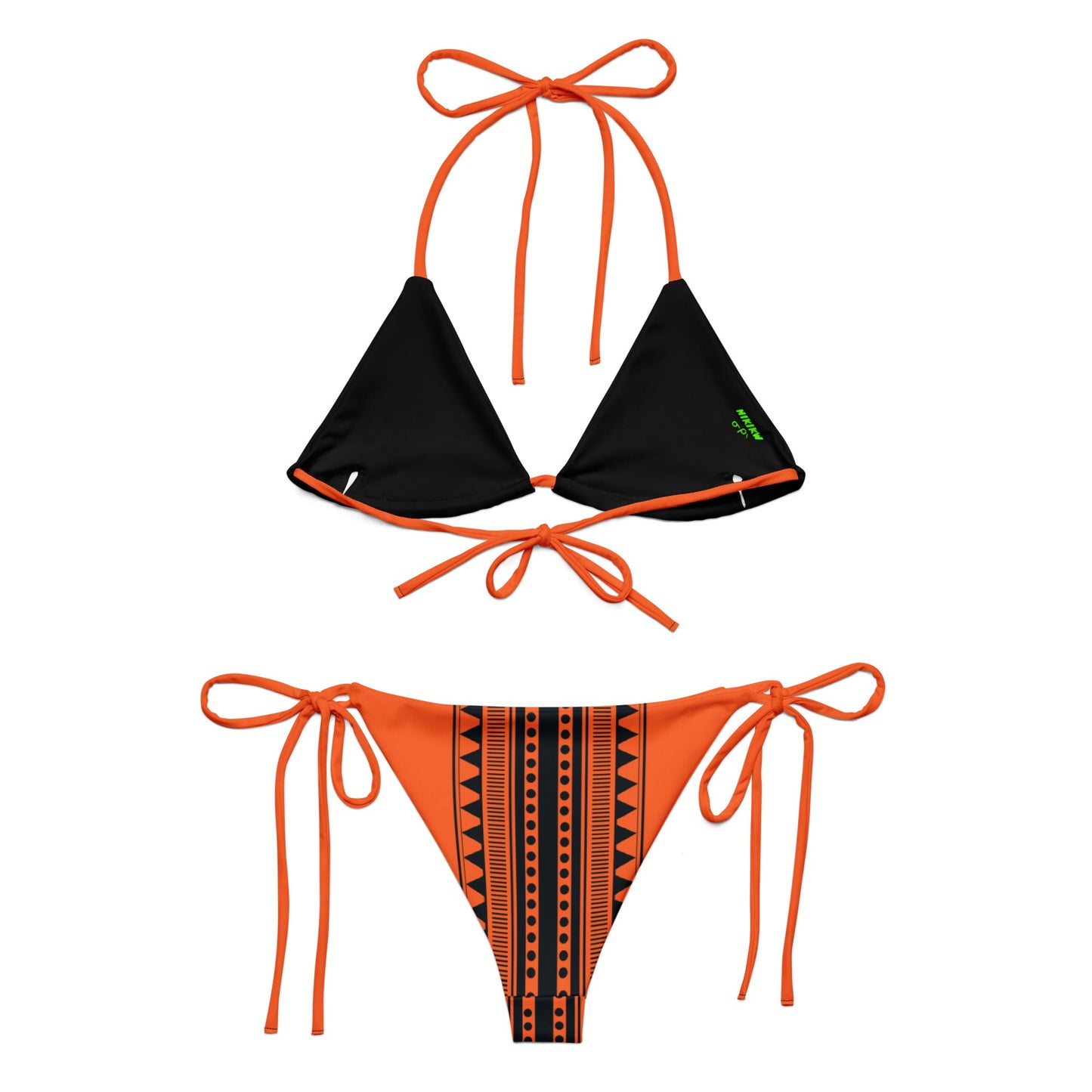 High Energy recycled string bikini - Nikikw Designs