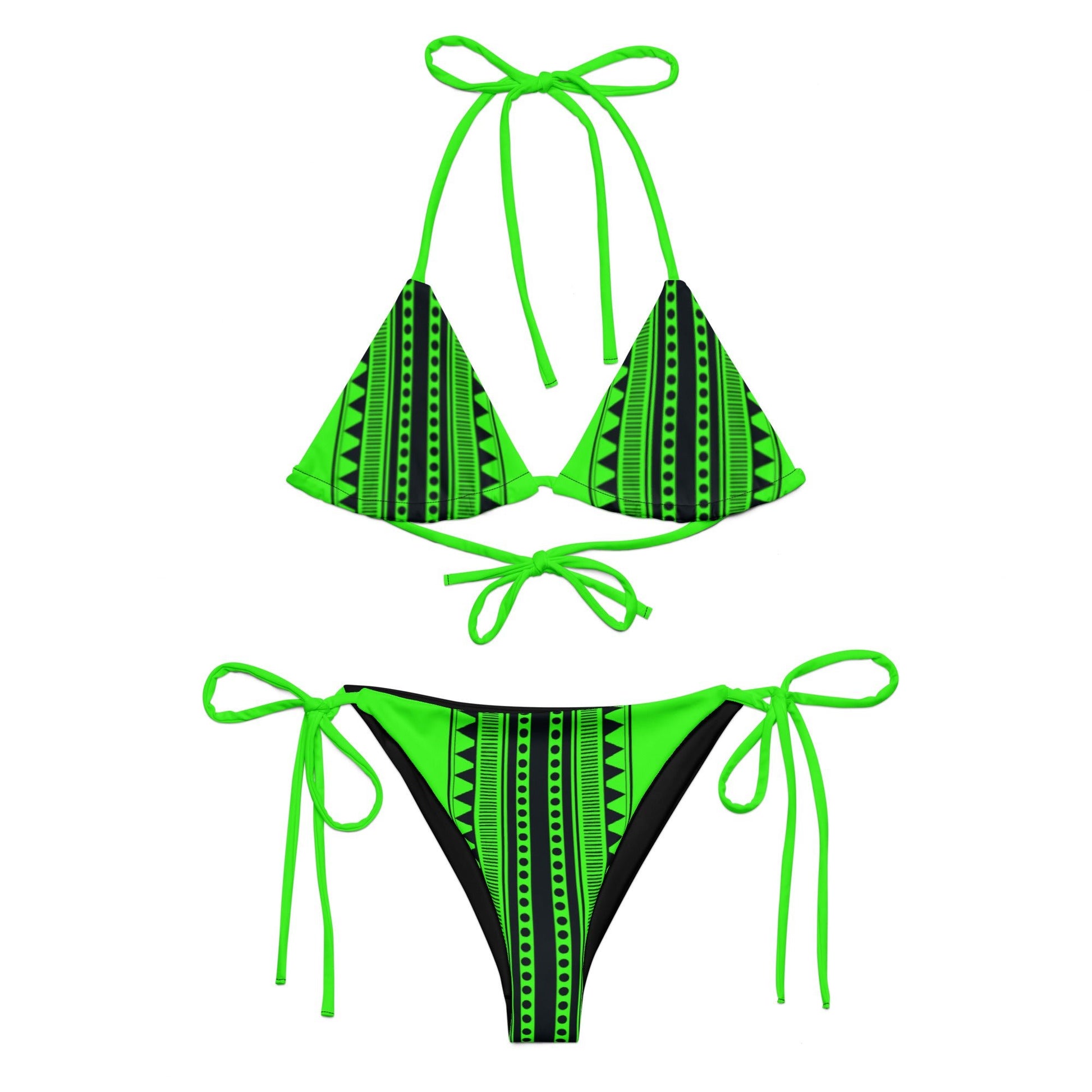 High Energy recycled string bikini - Nikikw Designs