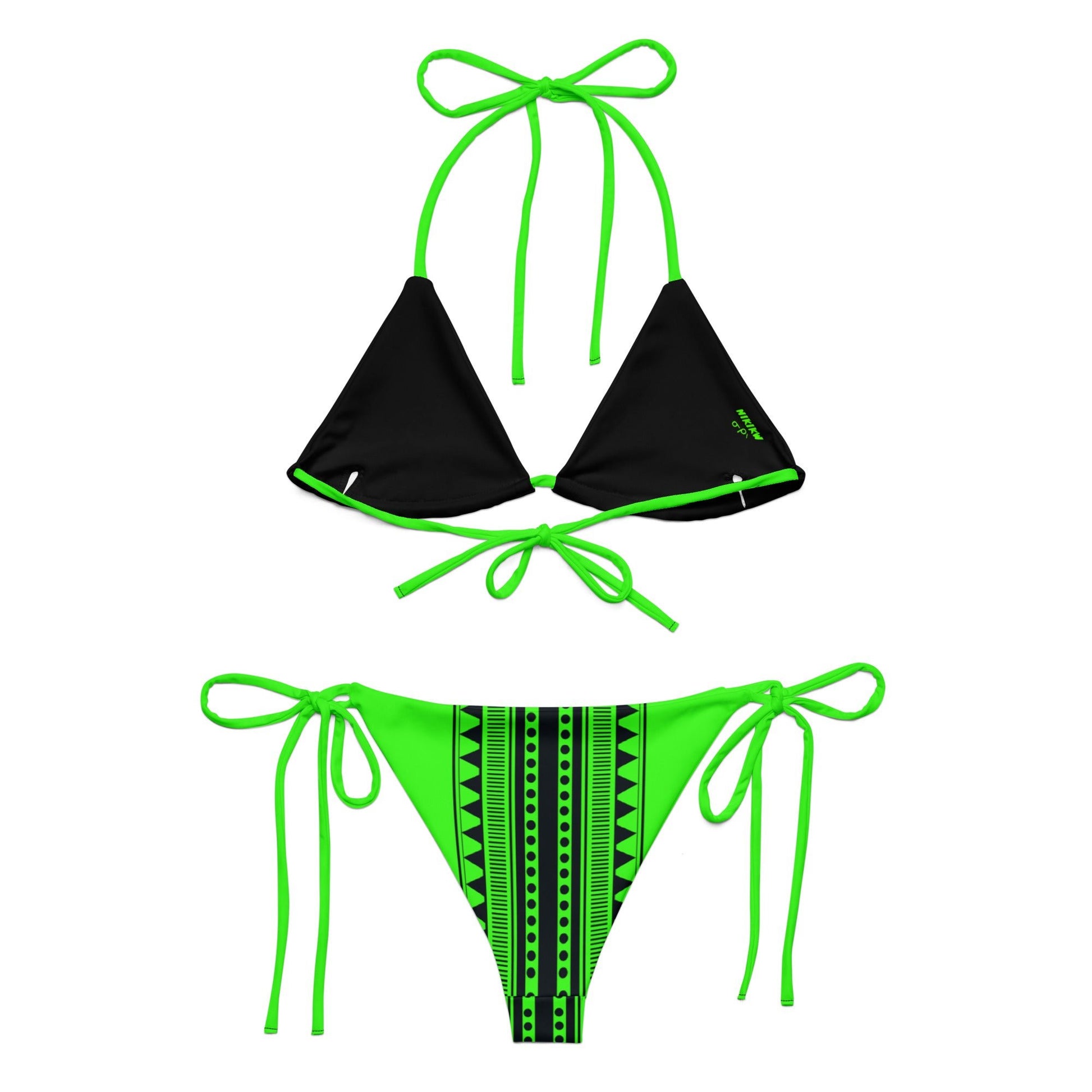 High Energy recycled string bikini - Nikikw Designs