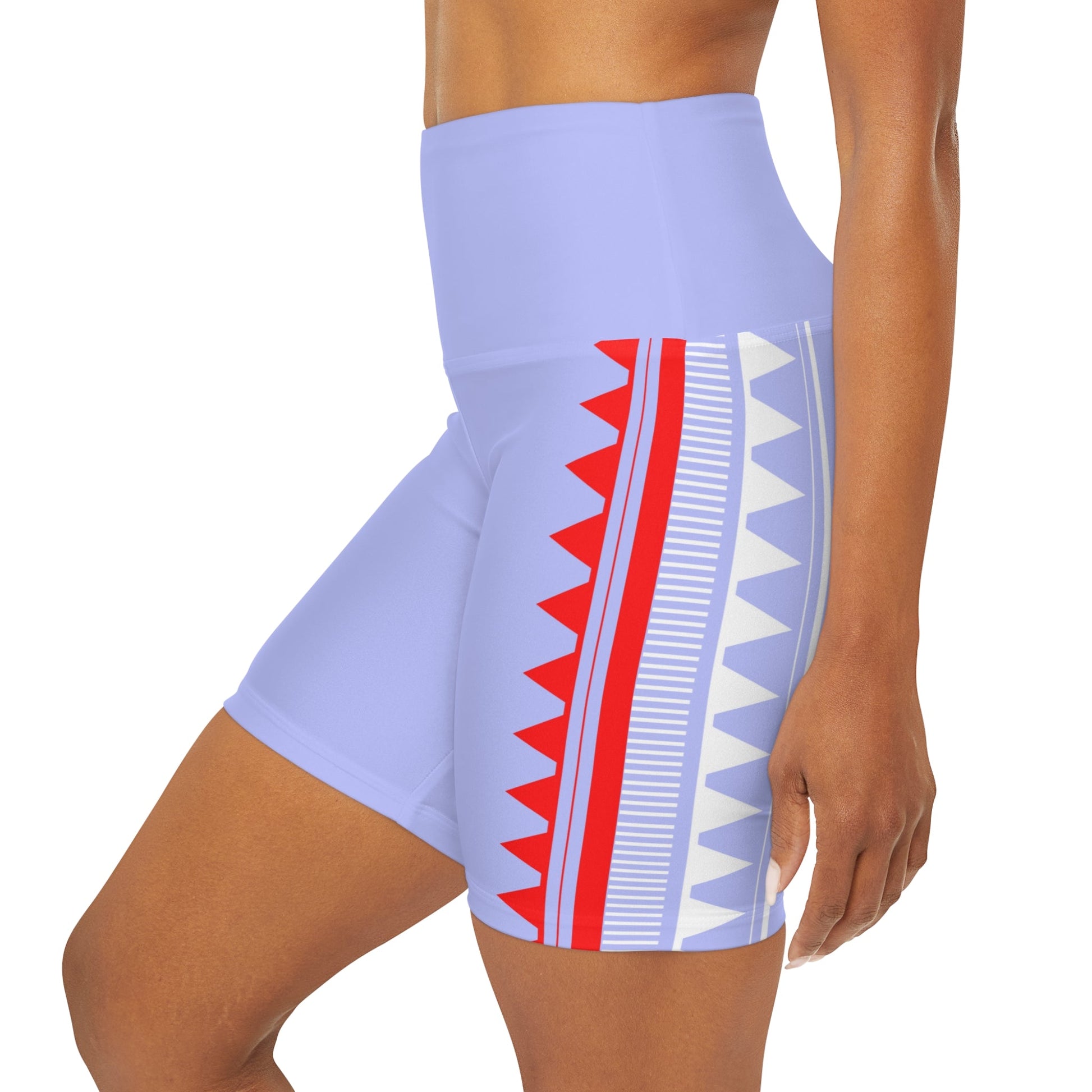 High Waisted Native Yoga Shorts - Nikikw Designs