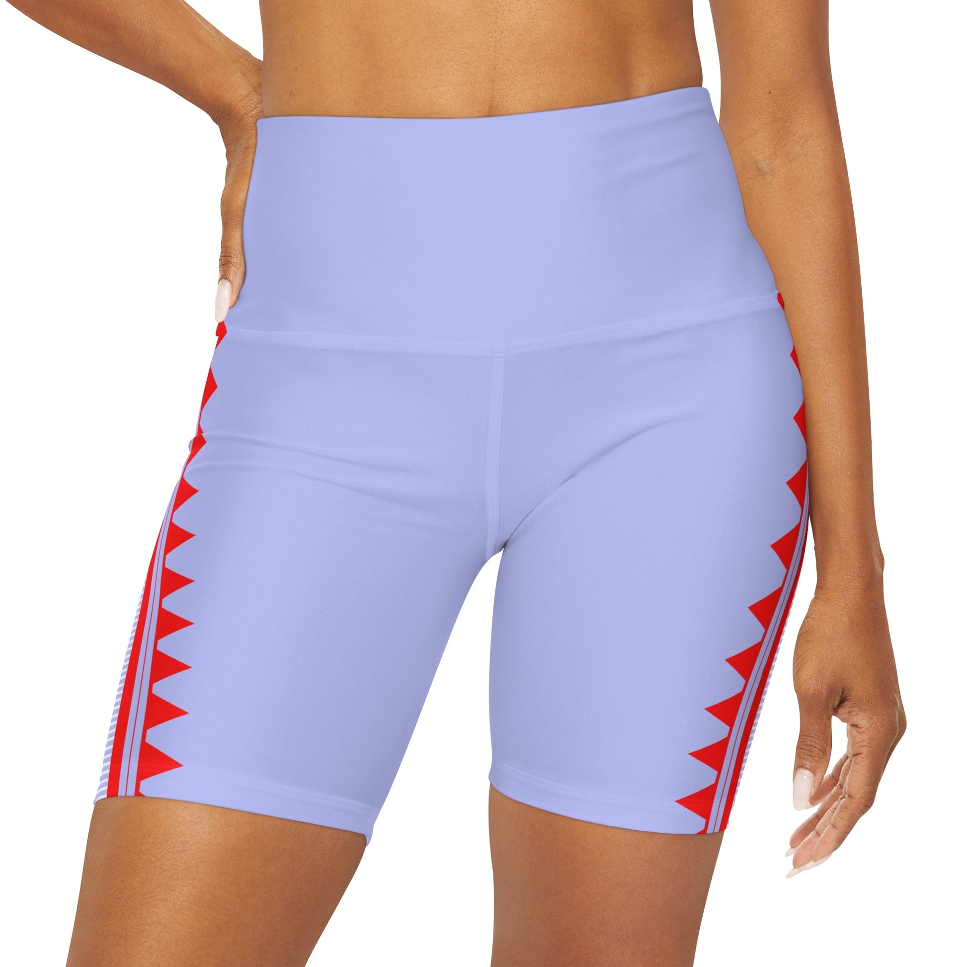 High Waisted Native Yoga Shorts - Nikikw Designs