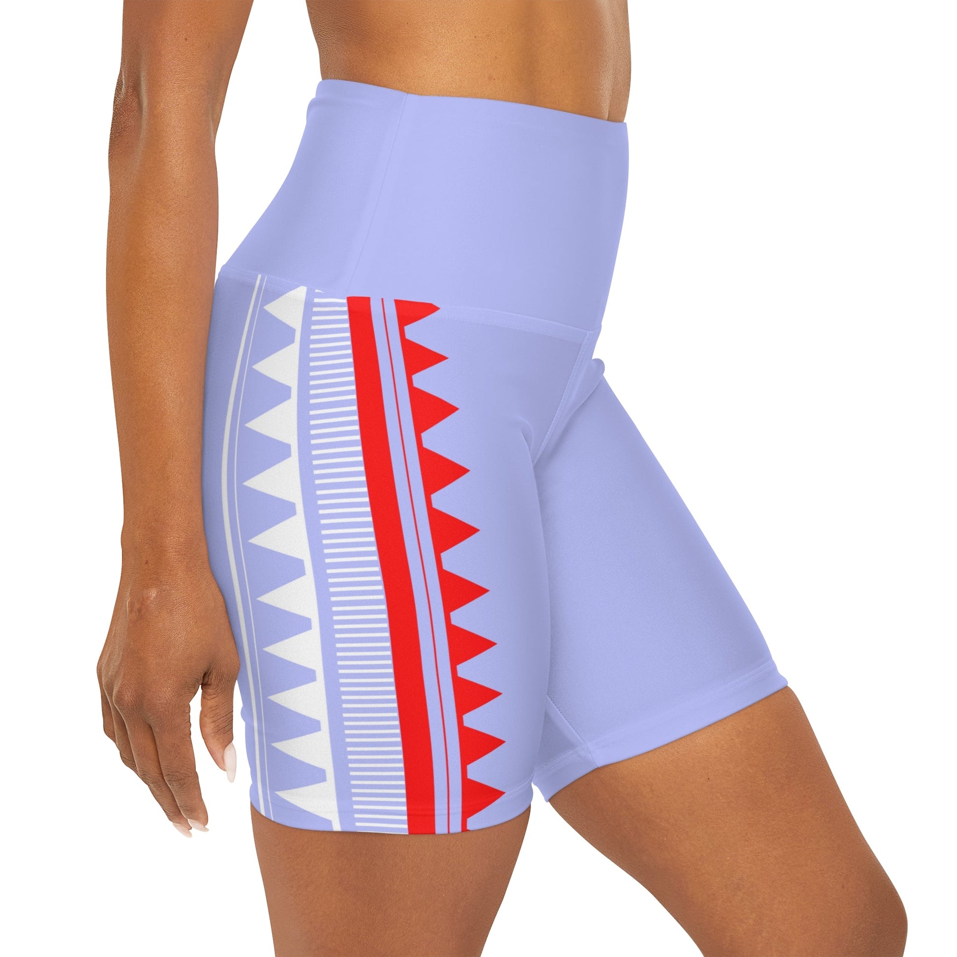 High Waisted Native Yoga Shorts - Nikikw Designs