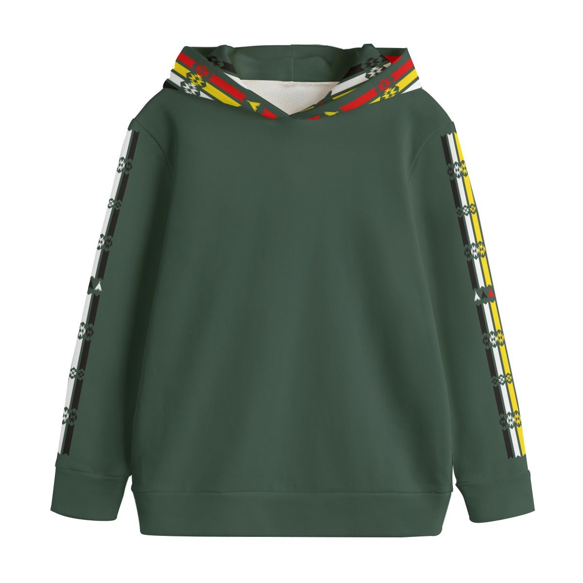 Kid's Cotton Medicine Wheel Hoodie - Nikikw Designs