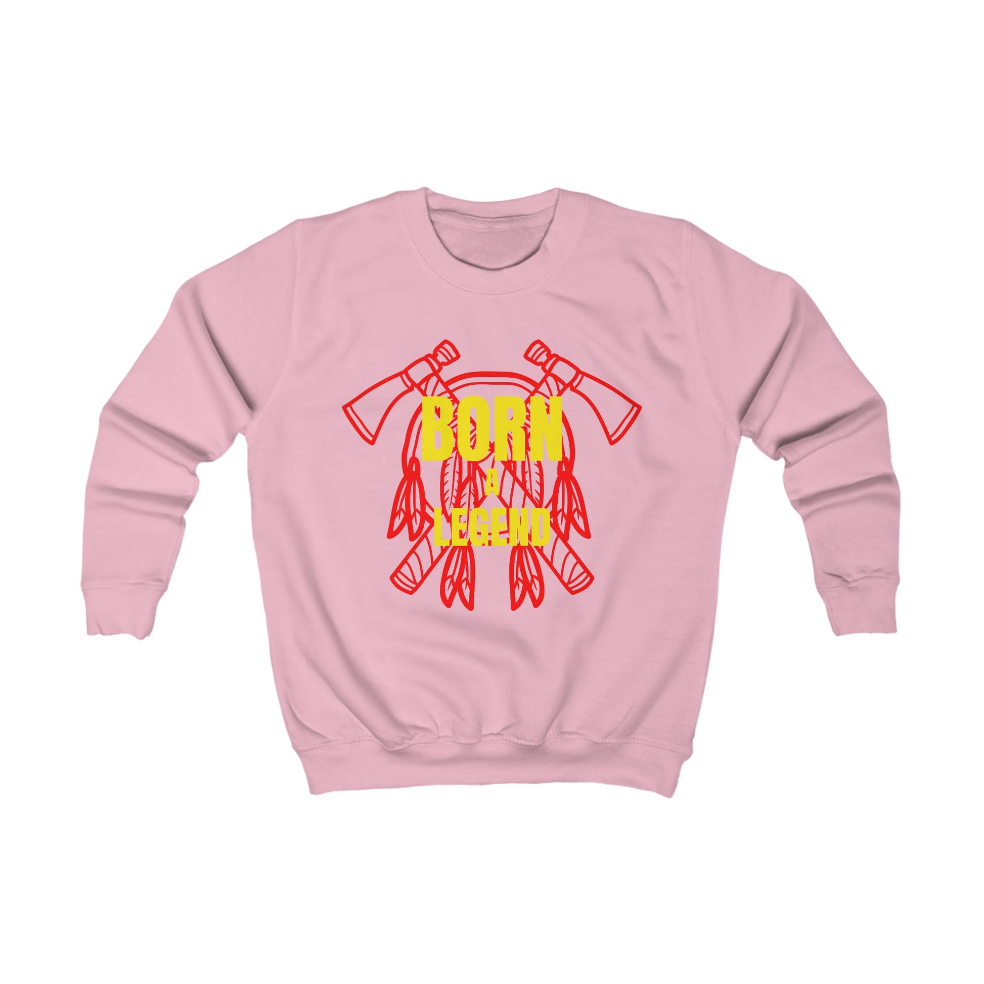 Kids Sweatshirt Native Born A Legend - Nikikw Designs