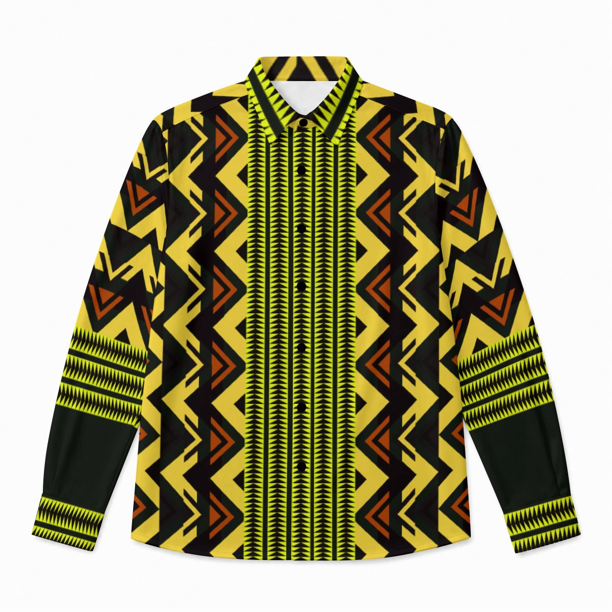 kinepikos ᑭᓀᐱᑯᐢ Garter Snake Silky Slim Fit Shirt