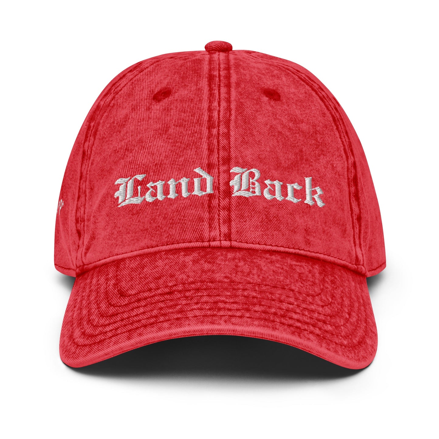 Land Back Vintage Cotton Twill Cap - Nikikw Designs