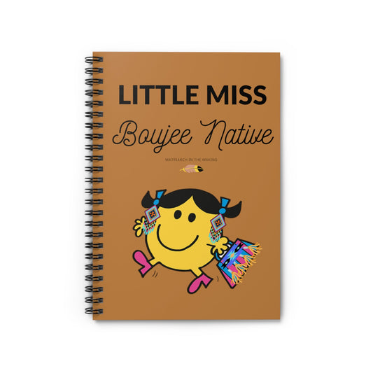 lil Mis Native Notebook - Nikikw Designs