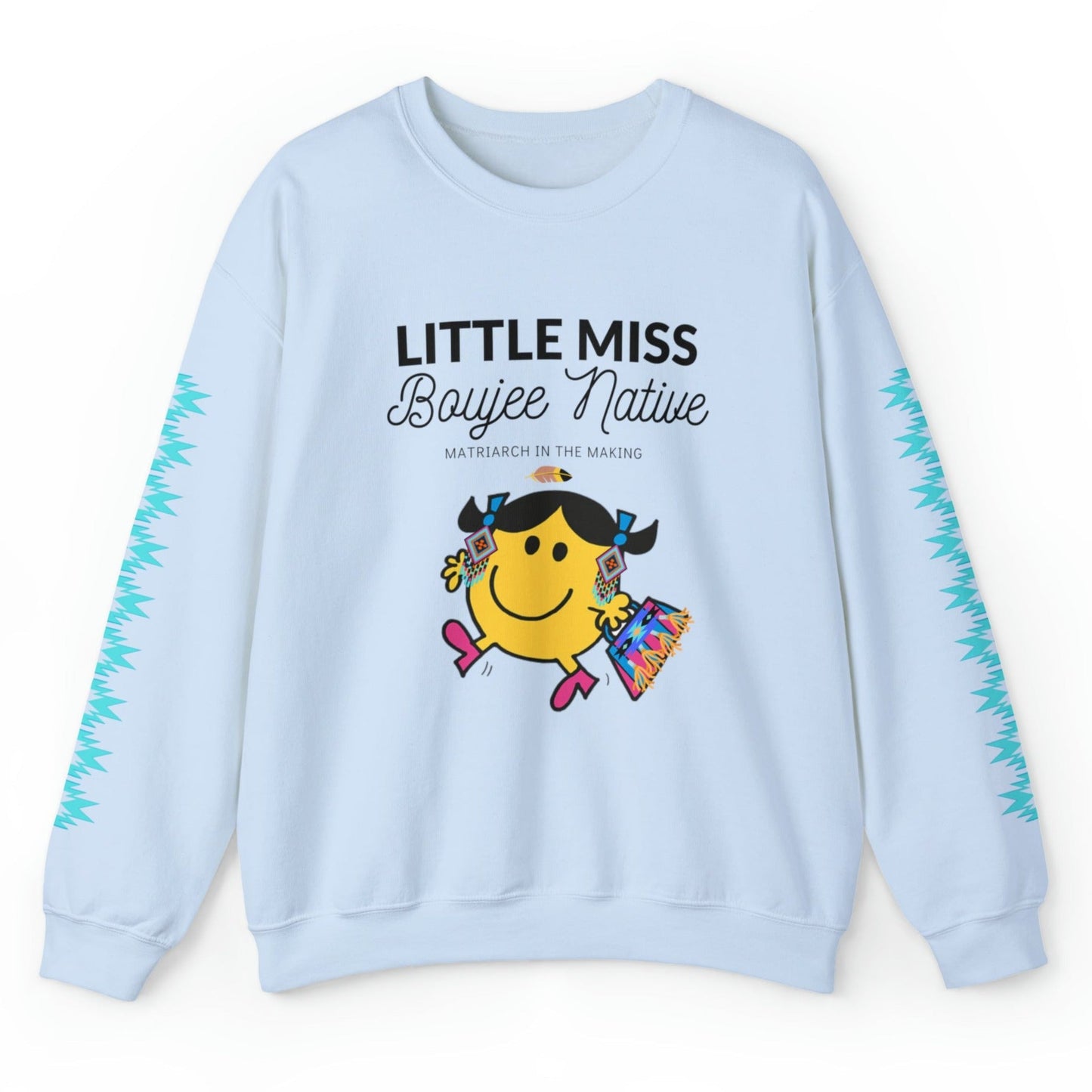 Lil Miss Boujee Native Heavy Blend™ Crewneck Sweatshirt - Nikikw Designs