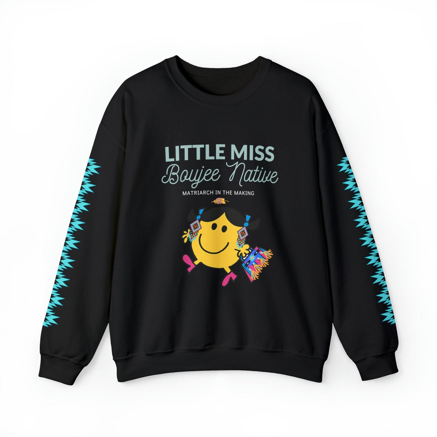 Lil Miss Boujee Native Heavy Blend™ Crewneck Sweatshirt - Nikikw Designs