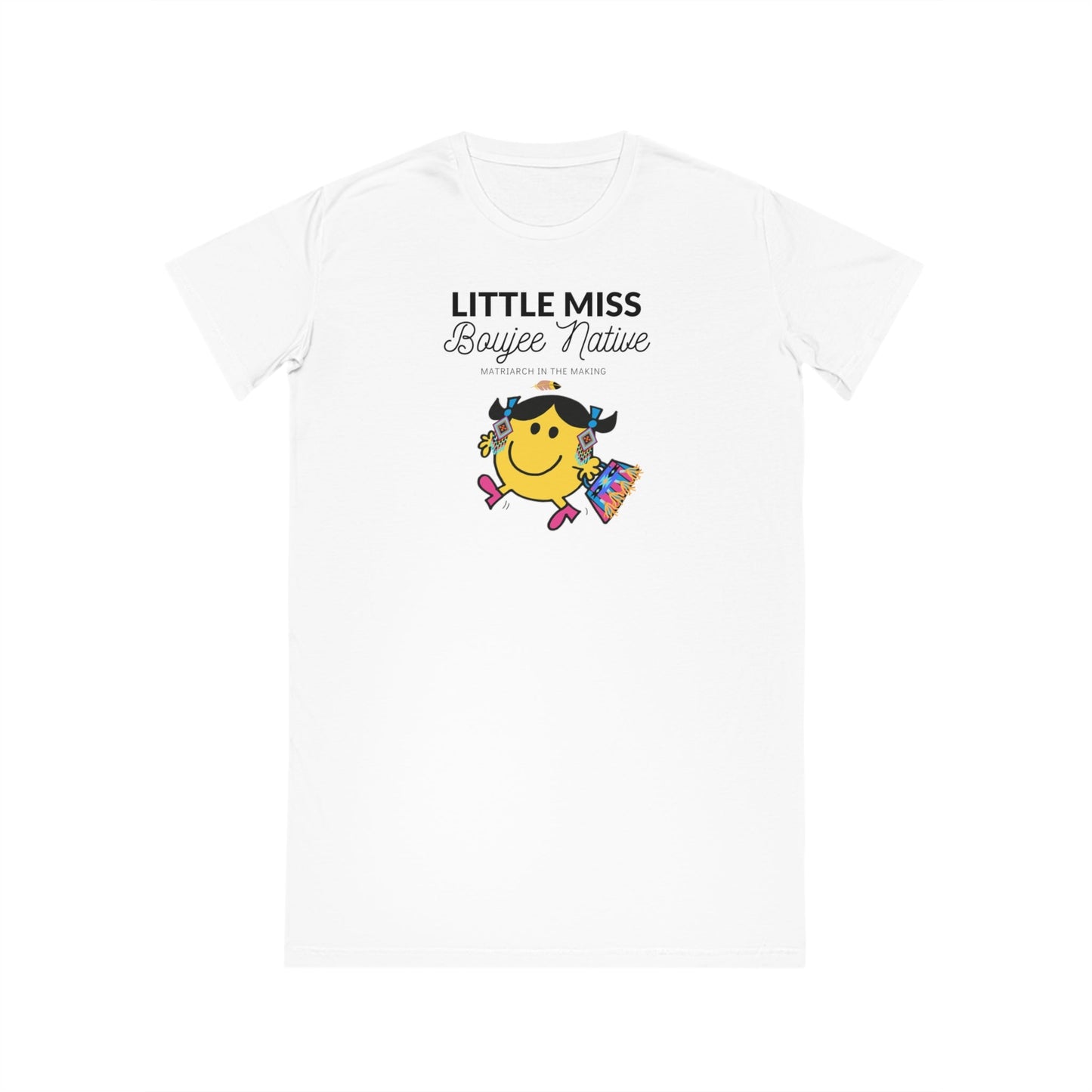 Lil Miss Boujee Organic T-Shirt Dress - Nikikw Designs