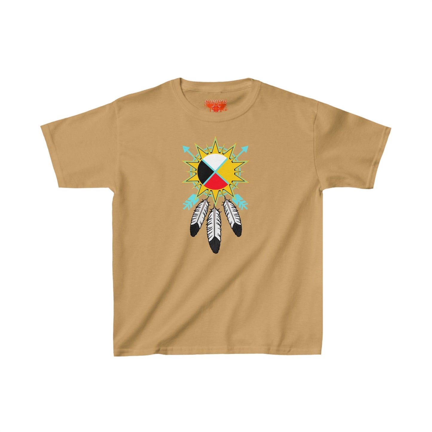 Medicine Wheel Cotton Tee - Nikikw Designs