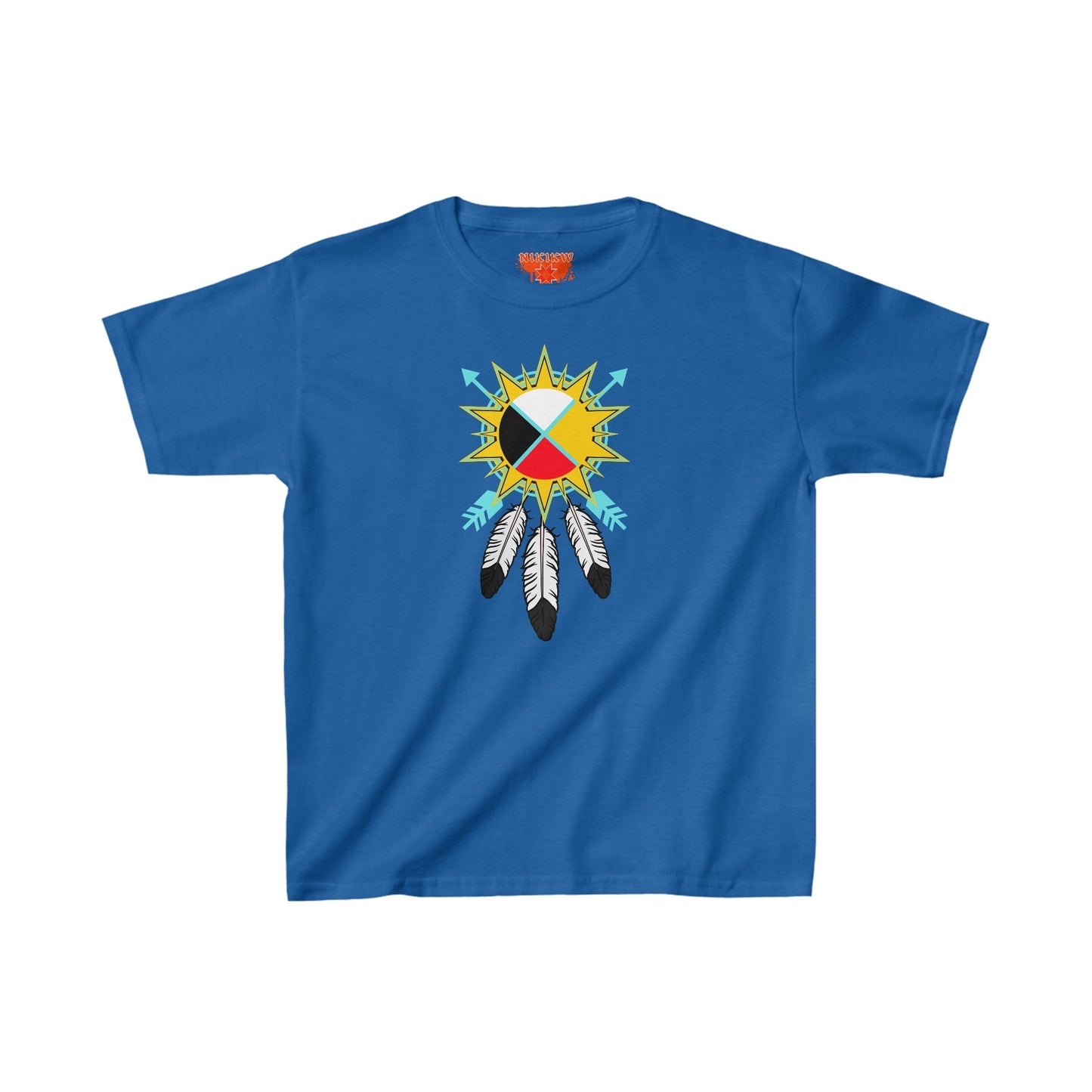 Medicine Wheel Cotton Tee - Nikikw Designs