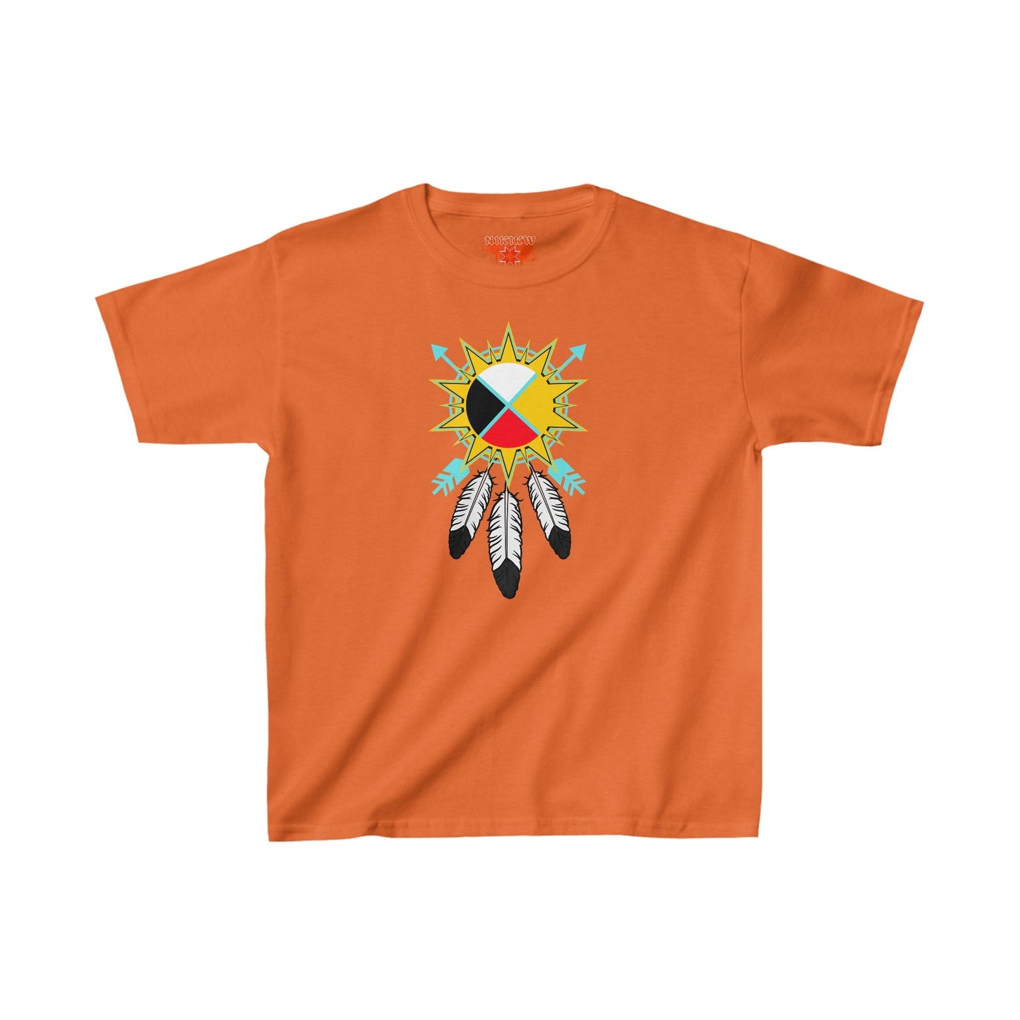 Medicine Wheel Cotton Tee - Nikikw Designs