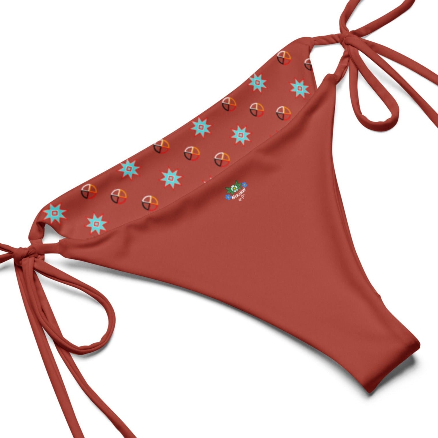 Medicine Wheel Native Star Recycled string bikini - Nikikw Designs