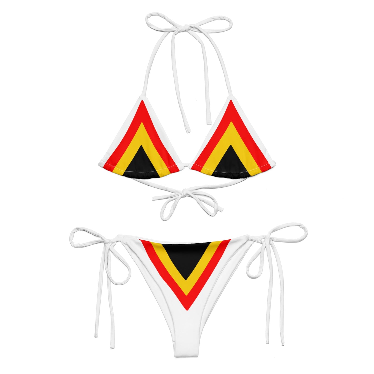 Medicine Wheel recycled string bikini - Nikikw Designs