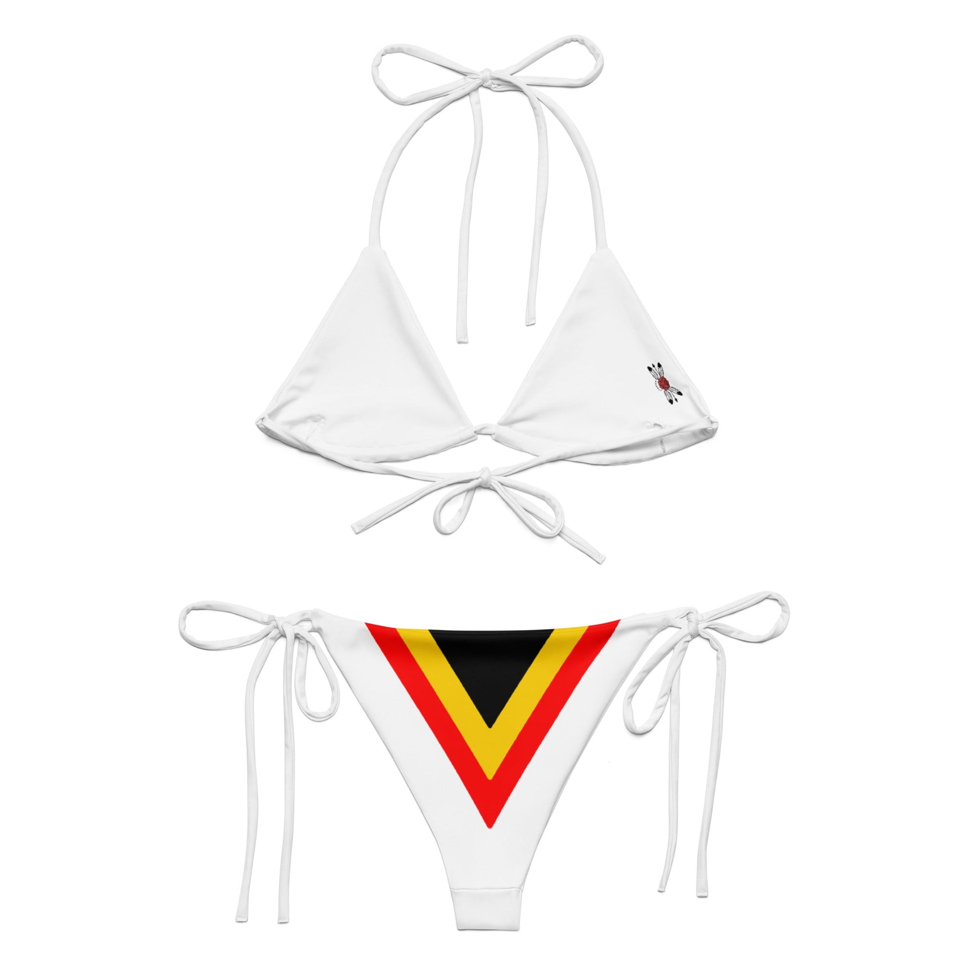 Medicine Wheel recycled string bikini - Nikikw Designs