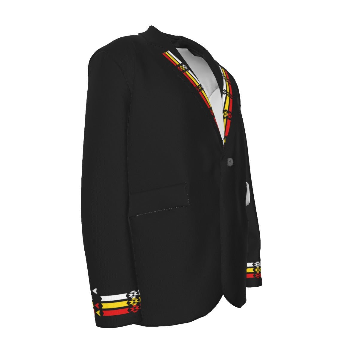 Medicine Wheel Ribbon Cotton Blazer - Nikikw Designs