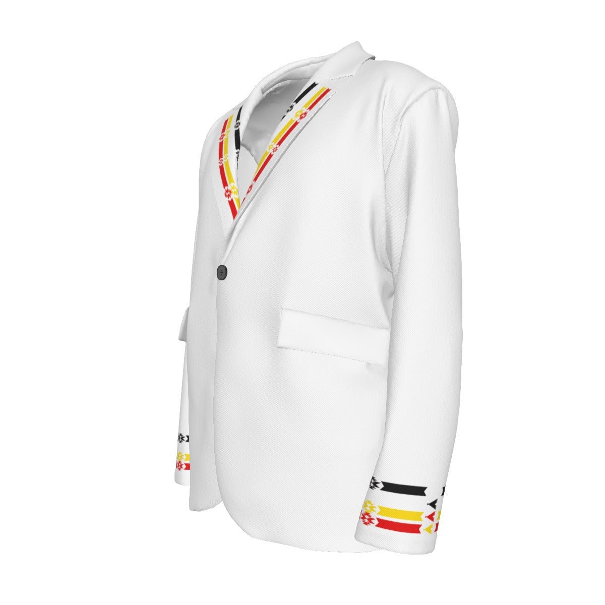 Medicine Wheel Ribbon Cotton Blazer - Nikikw Designs