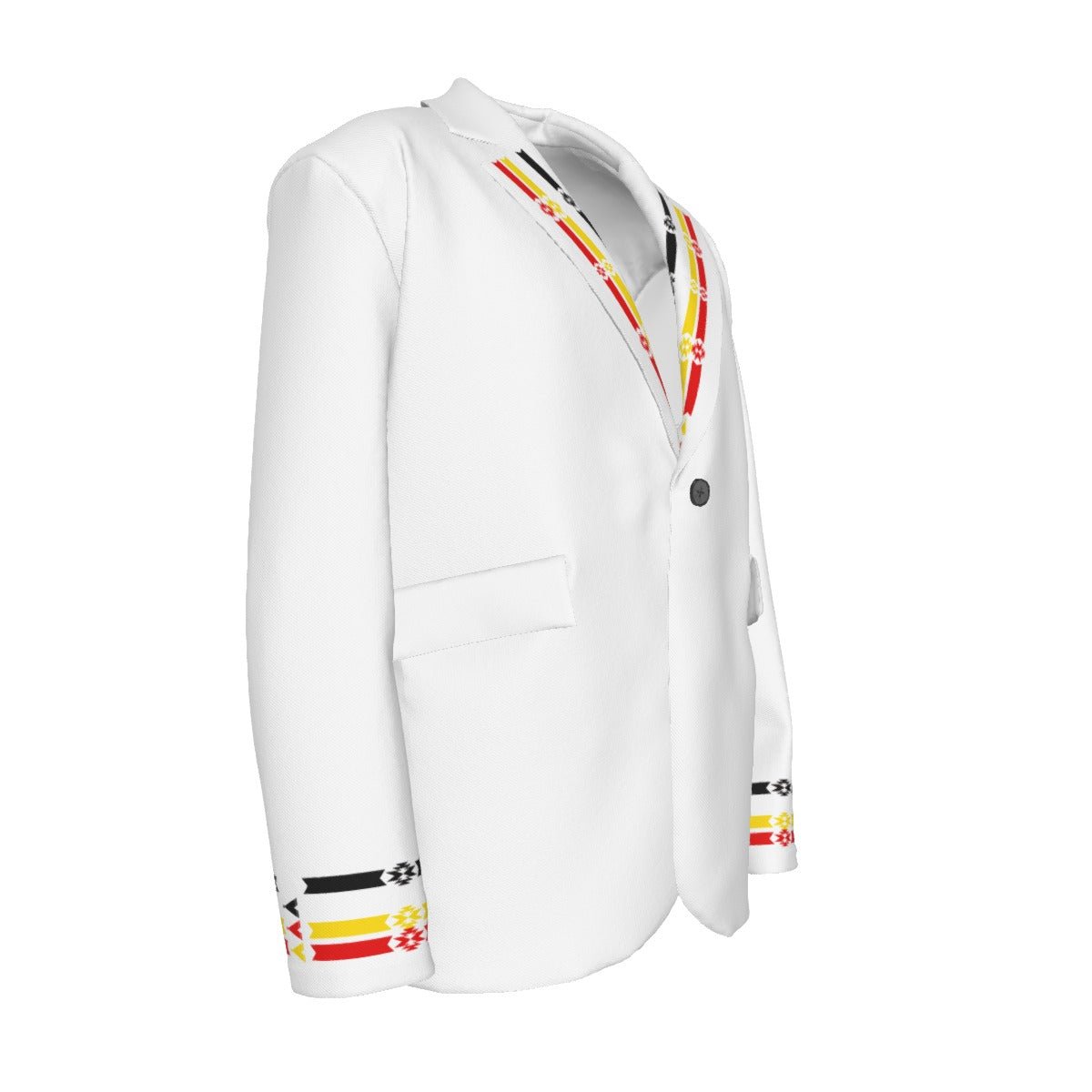 Medicine Wheel Ribbon Cotton Blazer - Nikikw Designs