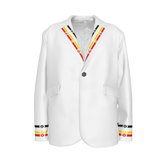 Medicine Wheel Ribbon Cotton Blazer - Nikikw Designs