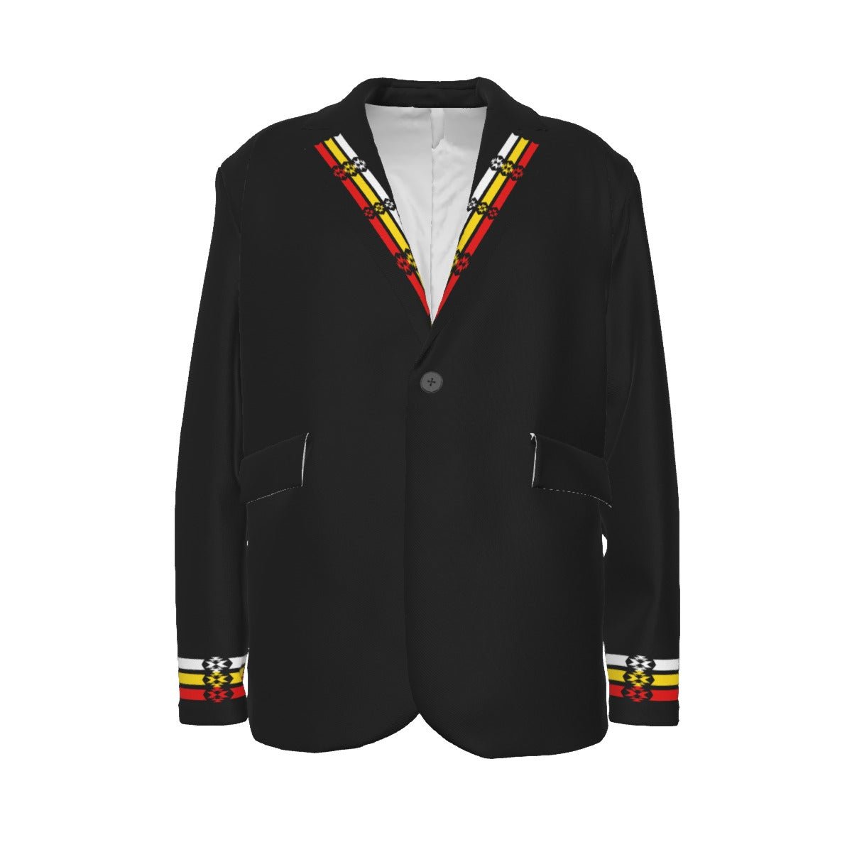 Medicine Wheel Ribbon Cotton Blazer - Nikikw Designs