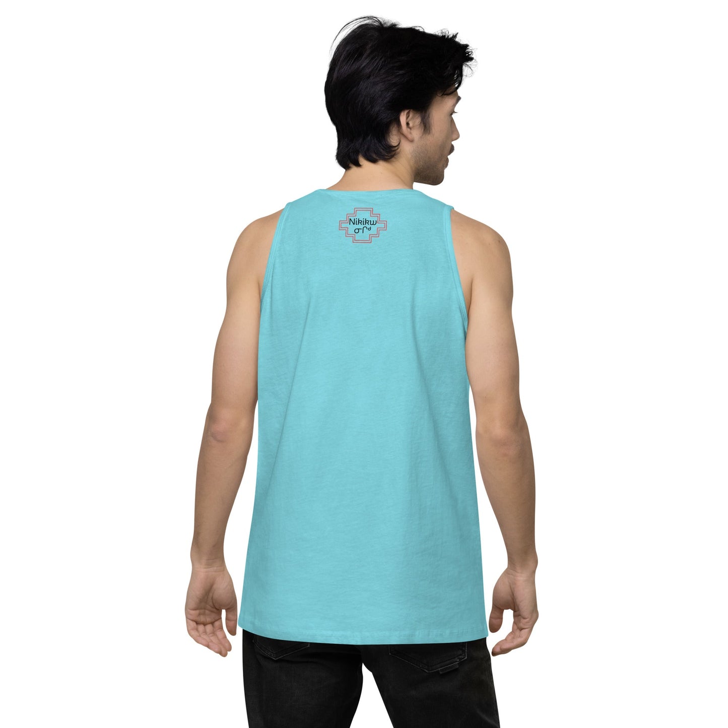 Men’s premium warrior tank top - Nikikw Designs