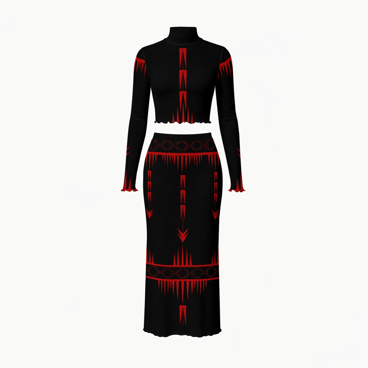 mihko ᒥᐦᑯ Red dress set native Indigenous
