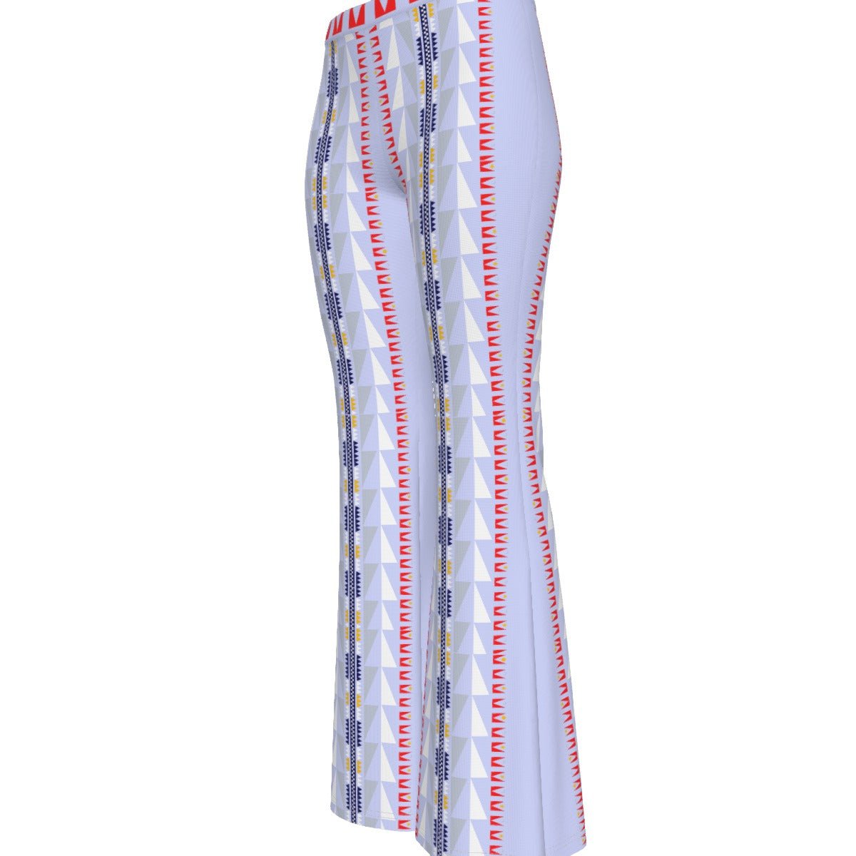 Moon and Sun Artic Flower Flare Pants - Nikikw Designs