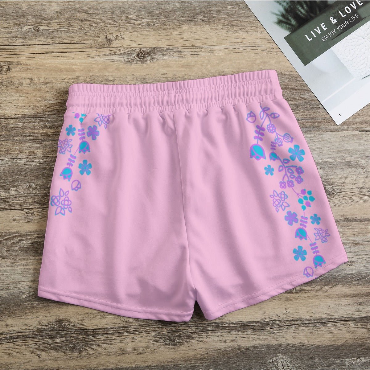 Native Floral Casual Shorts - Nikikw Designs