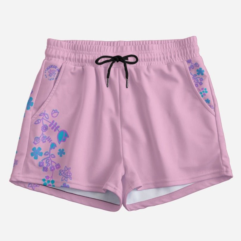 Native Floral Casual Shorts - Nikikw Designs