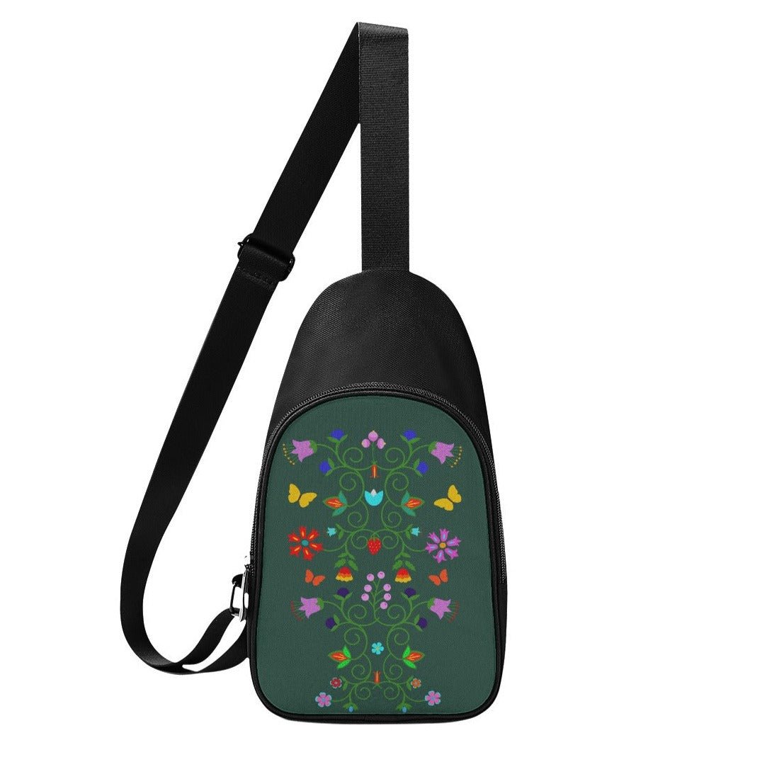 Native Floral Chest Bag - Nikikw Designs