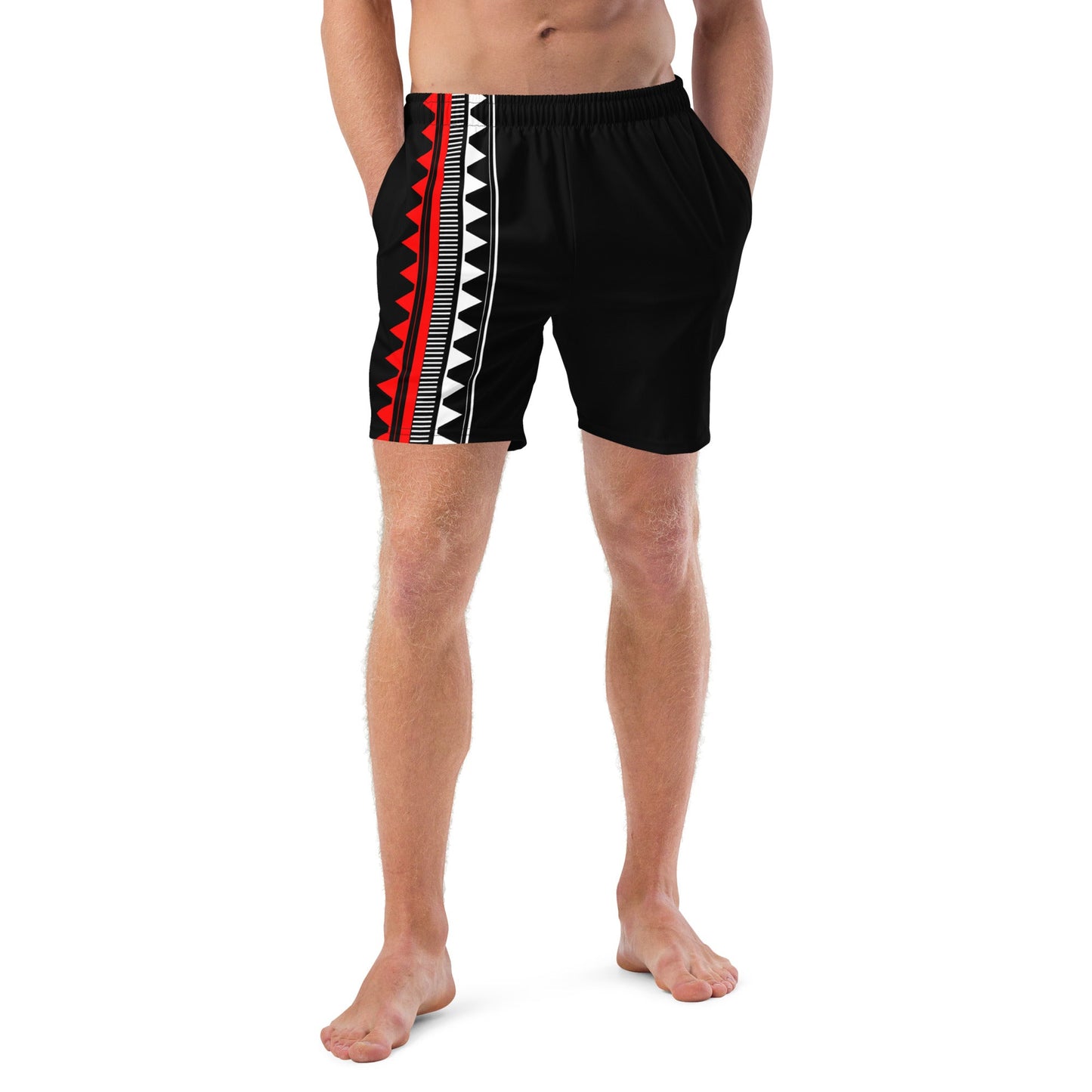 Native Men's swim trunks - Nikikw Designs