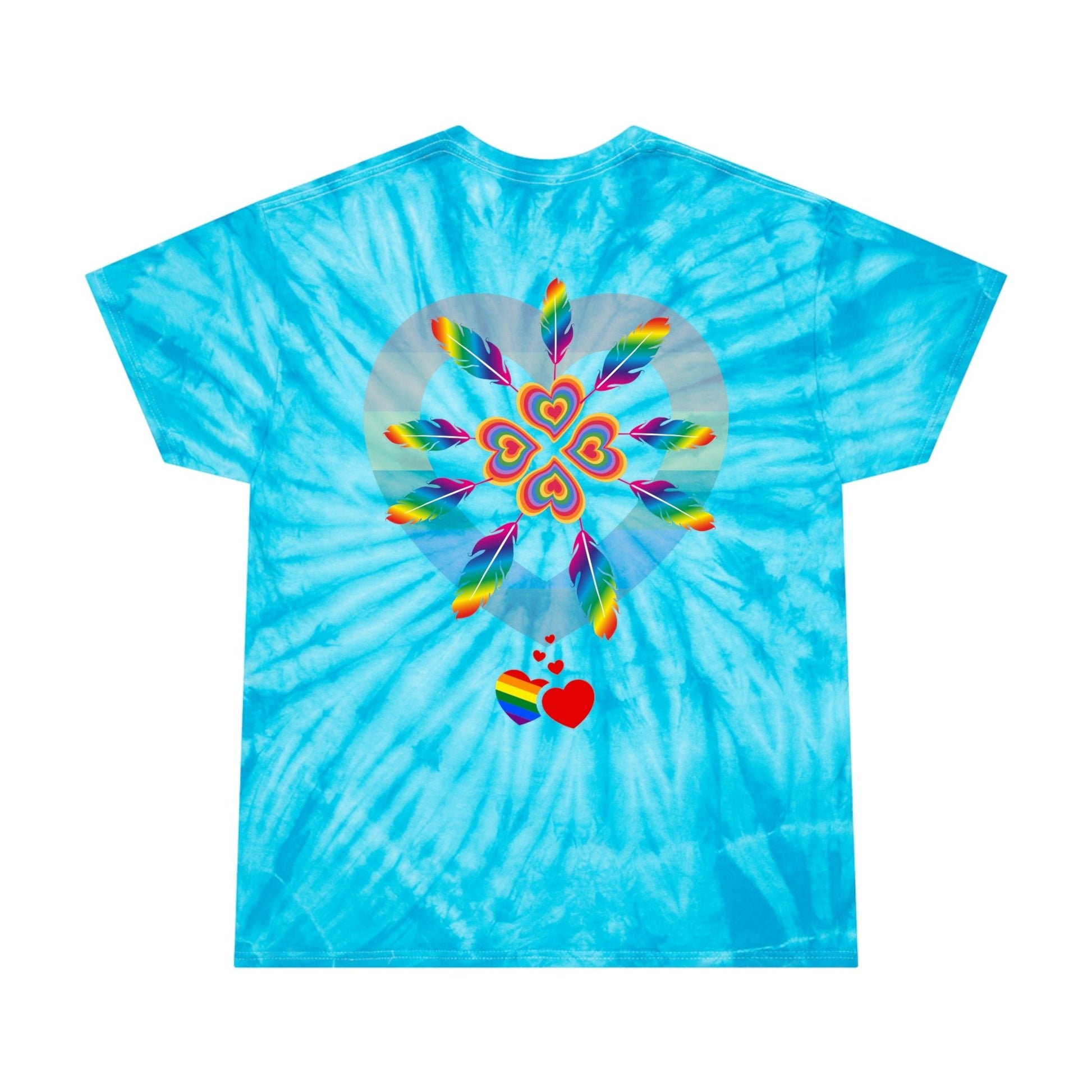 Native Pride LGTBQ Tie-Dye Tee - Nikikw Designs