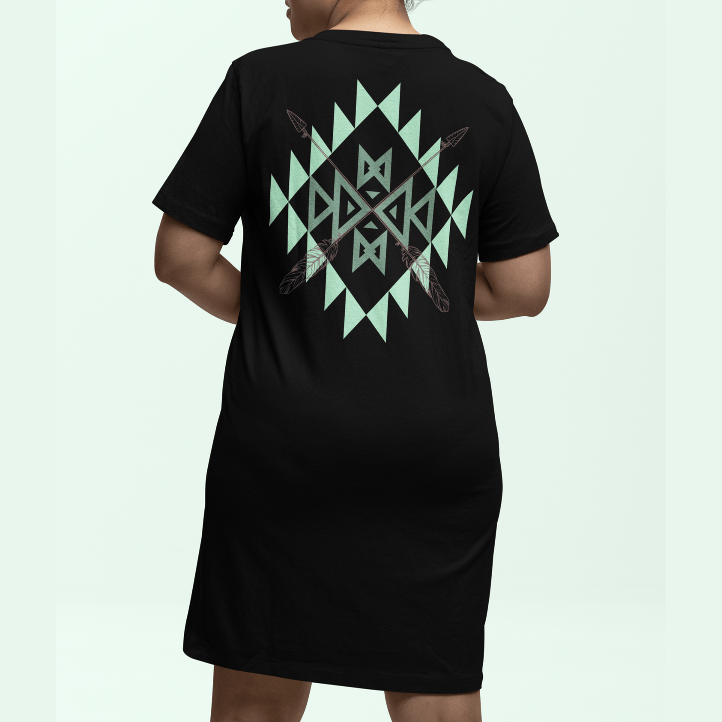 Native Pride Organic T-Shirt Dress - Nikikw Designs