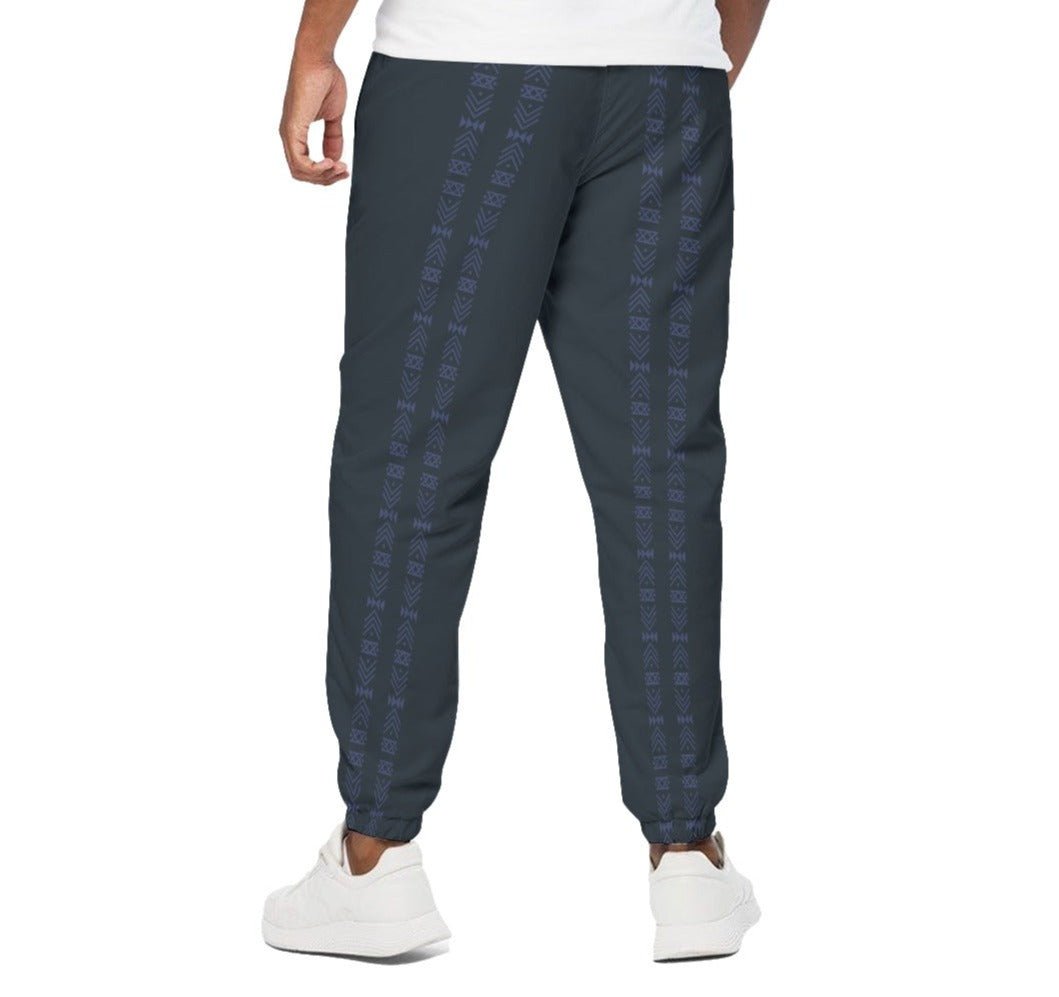 Native Print Cotton Joggers - Nikikw Designs