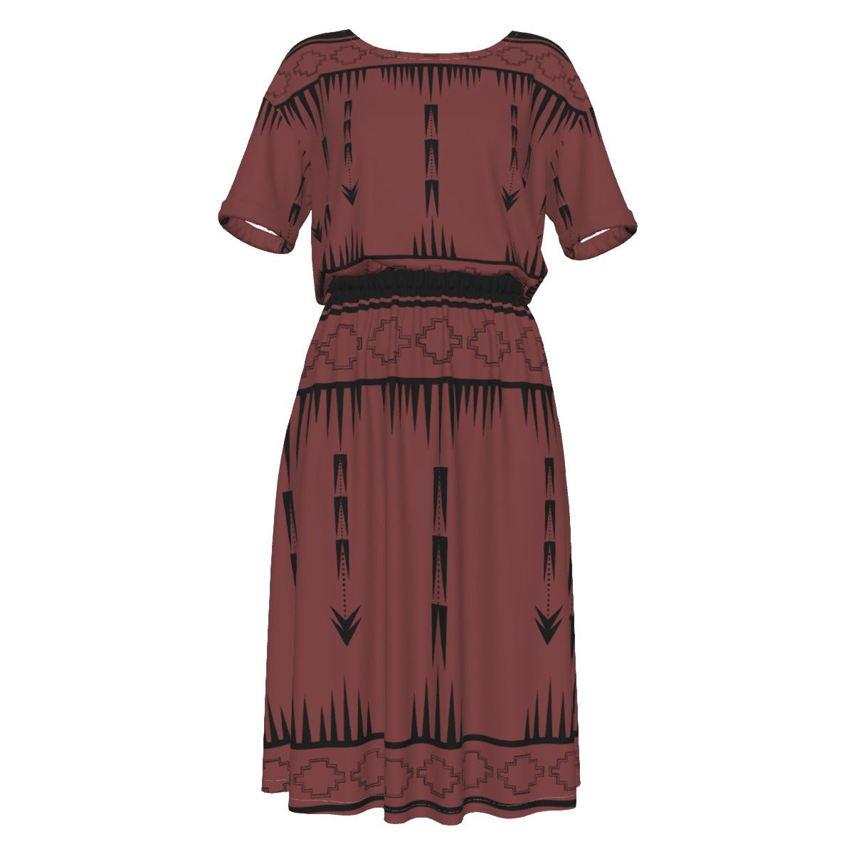 Native Print Dress - Nikikw Designs