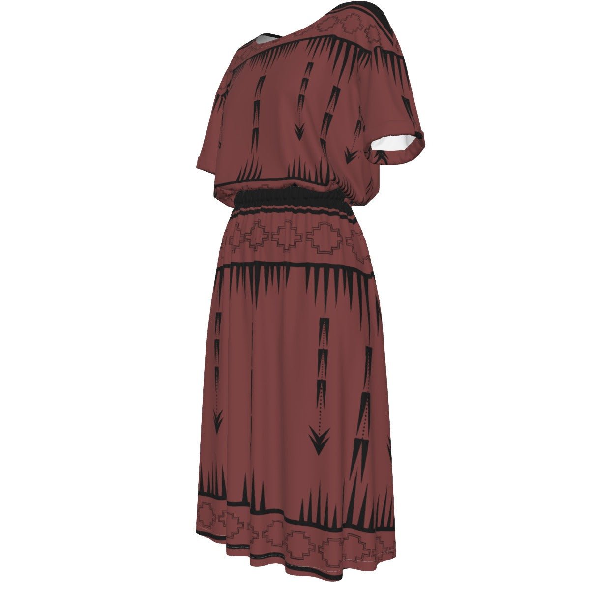 Native Print Dress - Nikikw Designs