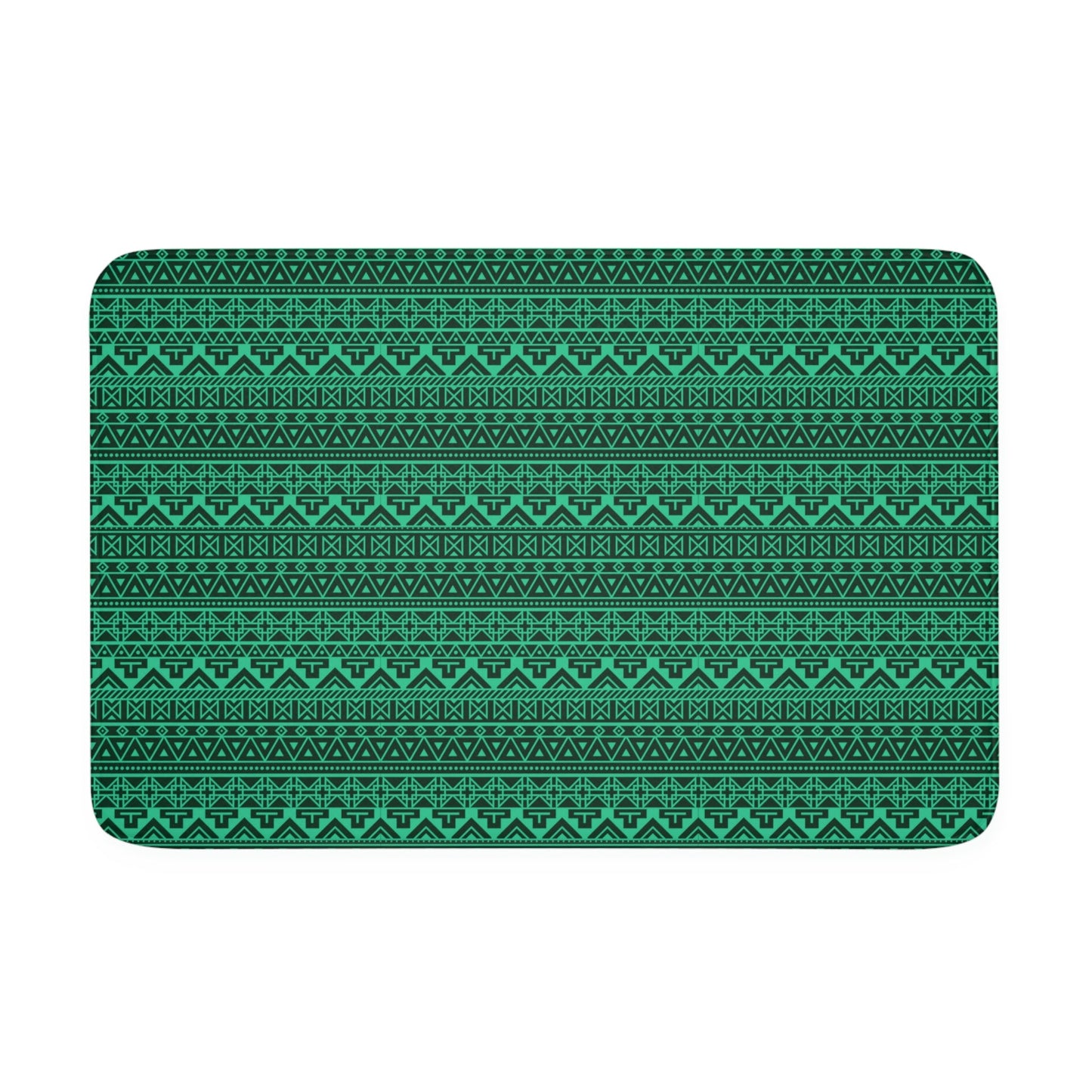 Native Print Foam Bath Mat - Nikikw Designs